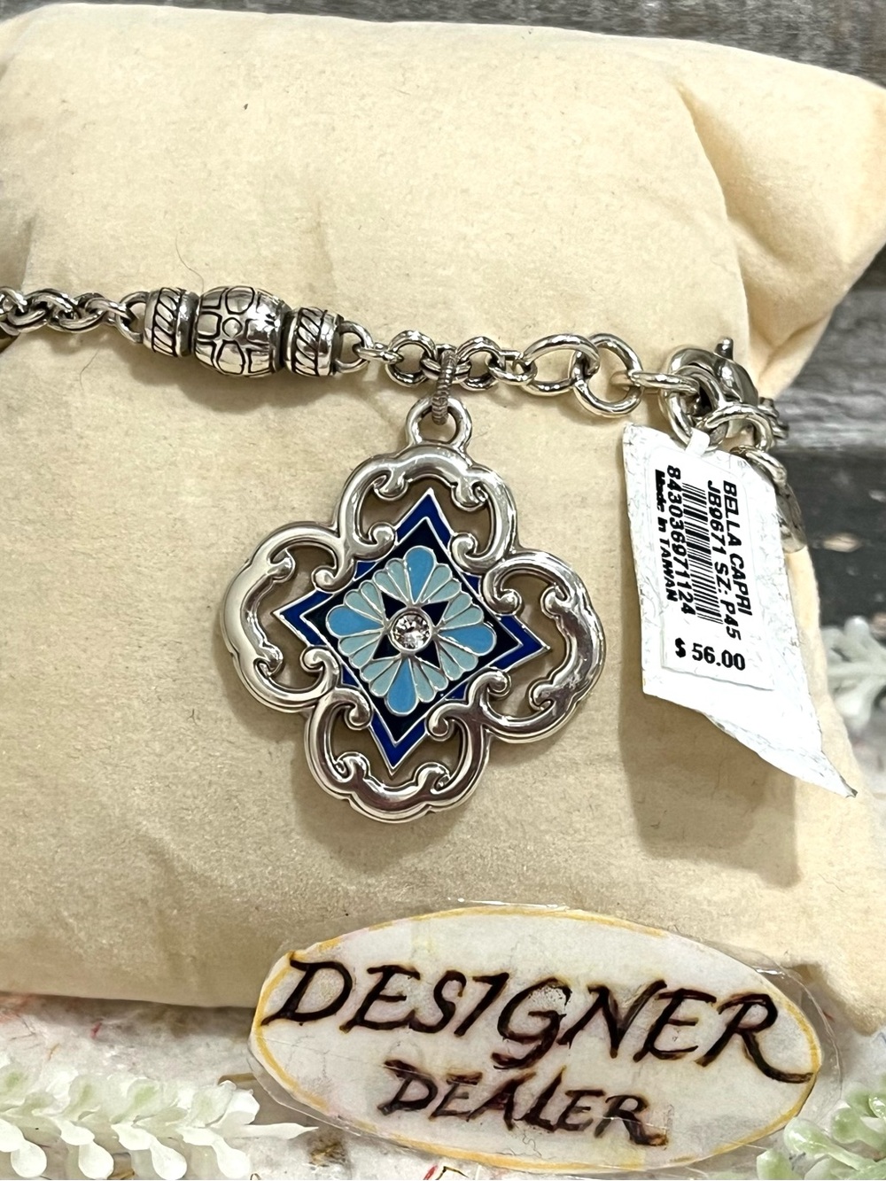 Brighton Bella Capri Flower Bracelet NWT - Picture 1 of 6